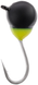 Мормишка вольфрамова Viking Fishing Round+drop 0.65g 4mm Black 1919.03.59 фото
