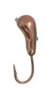 Морм. вольф. Fishing ROI Наяда з отвором та кембриком 3mm 0,41gr copper (10шт/уп) (M400) 400-7-3-C фото
