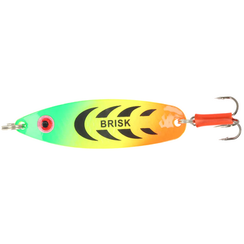 Блешня ZEOX Brisk №2 17г 75мм 014B Fluo Tiger 5410072 фото