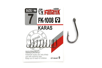 Крючок Fanatik Karas FK-1008 №7 9шт FK-1008-7 фото