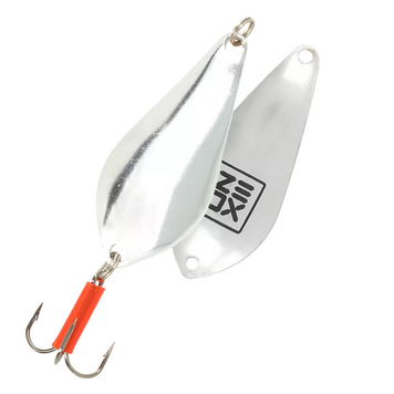 Блешня ZEOX Pear 14г 51 мм 001 Silver 5410120 фото