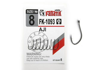 Крючок Fanatik AJI FK-1093 №8 8шт FK-1093-8 фото