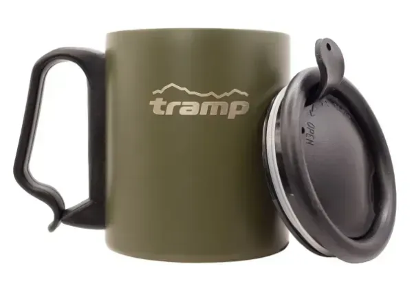 Кружка Tramp з поїлкою і защіпкою 350мл UTRC-020-olive UTRC-020-olive фото