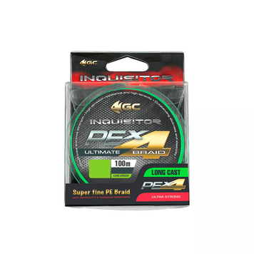 Шнур GC Inquisitor PE X4 100м Lime Green #1.0 4139004 фото