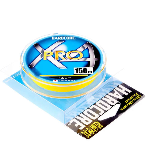 Шнур Duel Hardcore X4 Pro 150м 0.8 14lb Yellow 4163011 фото